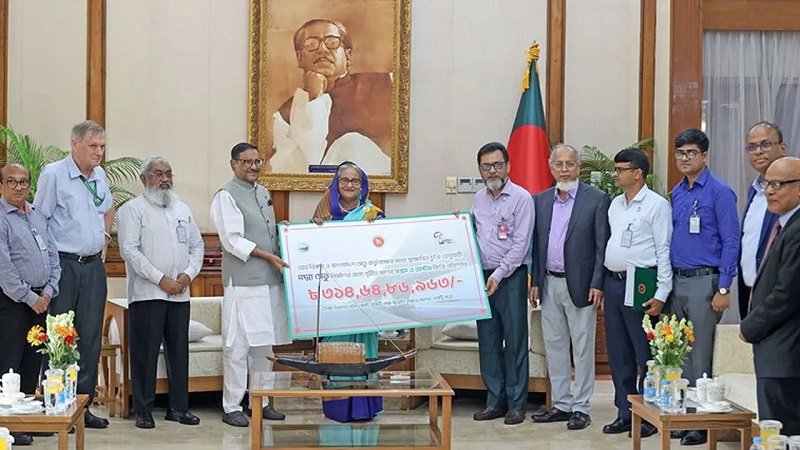 PM receives over Tk 314cr as Padma Bridge loan repayment installments